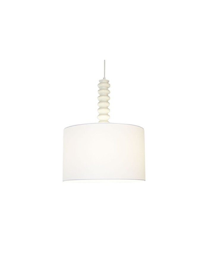 Lampadario Home ESPRIT Bianco Ferro 40 x 40 x 50 cm Lampadario Home ESPRIT Bianco Ferro 40 x 40 x 50 cm