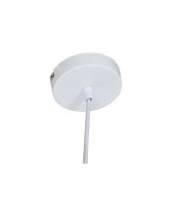 Lampadario Home ESPRIT Bianco Ferro 40 x 40 x 50 cm Lampadario Home ESPRIT Bianco Ferro 40 x 40 x 50 cm