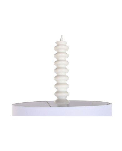 Lampadario Home ESPRIT Bianco Ferro 40 x 40 x 50 cm