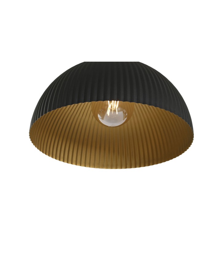 Lampadario Home ESPRIT Nero Dorato Metallo 50 W 35 x 35 x 18 cm Lampadario Home ESPRIT Nero Dorato Metallo 50 W 35 x 35 x 18 cm