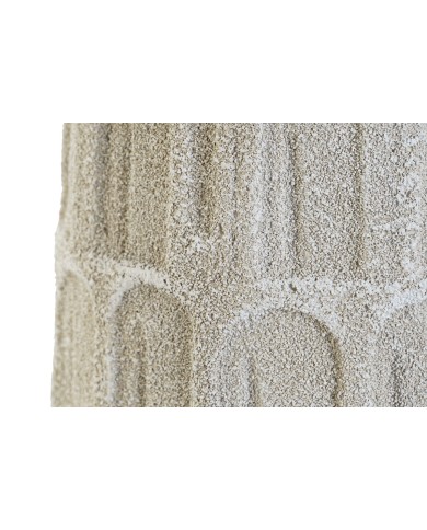 Vaso Home ESPRIT Bianco Resina 18 x 18 x 52 cm Vaso Home ESPRIT Bianco Resina 18 x 18 x 52 cm