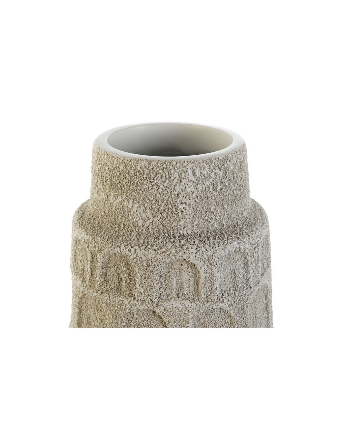 Vaso Home ESPRIT Bianco Resina 15 x 15 x 41 cm Vaso Home ESPRIT Bianco Resina 15 x 15 x 41 cm