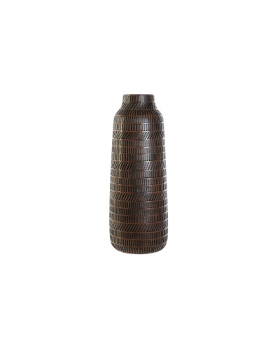 Vaso Home ESPRIT Marrone Nero Resina Coloniale 20 x 20 x 48 cm Vaso Home ESPRIT Marrone Nero Resina Coloniale 20 x 20 x 48 cm