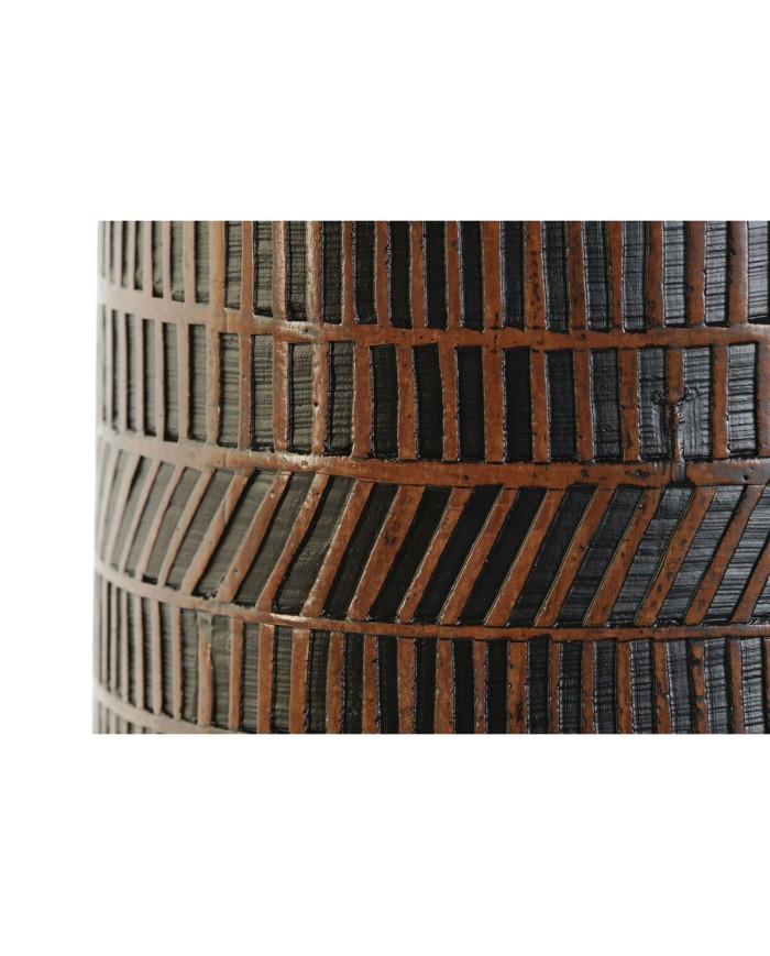 Vaso Home ESPRIT Marrone Nero Resina Coloniale 20 x 20 x 48 cm Vaso Home ESPRIT Marrone Nero Resina Coloniale 20 x 20 x 48 cm