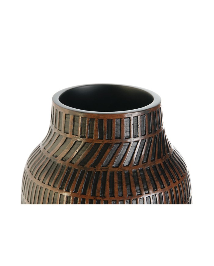 Vaso Home ESPRIT Marrone Nero Resina Coloniale 20 x 20 x 48 cm Vaso Home ESPRIT Marrone Nero Resina Coloniale 20 x 20 x 48 cm