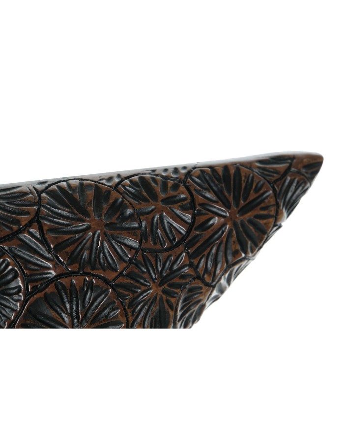 Statua Decorativa Home ESPRIT Marrone Nero Coloniale 66 x 8 x 23 cm