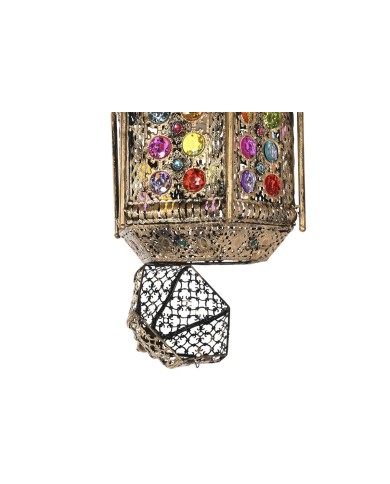 Lampadario Home ESPRIT Multicolore Dorato Metallo 50 W 29 x 26 x 105 cm