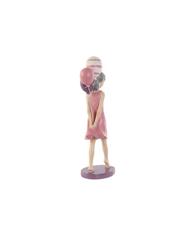 Statua Decorativa Home ESPRIT Rosa Malva chica 7 x 11 x 27 cm Statua Decorativa Home ESPRIT Rosa Malva chica 7 x 11 x 27 cm
