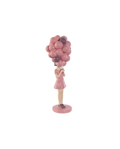 Statua Decorativa Home ESPRIT Rosa Malva chica 11 x 11,7 x 32 cm Statua Decorativa Home ESPRIT Rosa Malva chica 11 x 11,7 x 32 cm