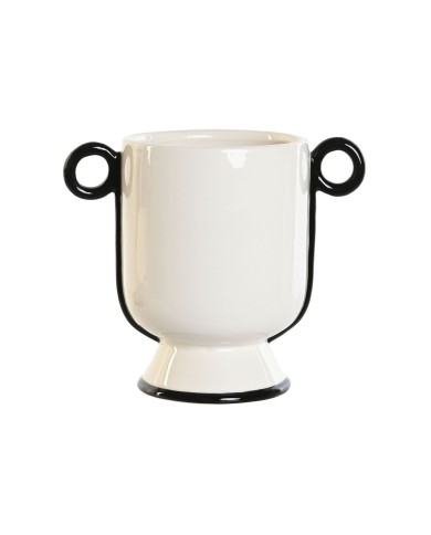 Vaso Home ESPRIT Bicolore Ceramica Moderno 21 x 13 x 18 cm Vaso Home ESPRIT Bicolore Ceramica Moderno 21 x 13 x 18 cm