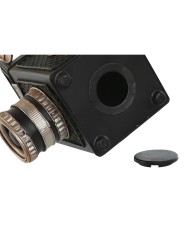 Statua Decorativa Home ESPRIT Nero Argentato Fotocamera Vintage 26 x 16 x 24 cm