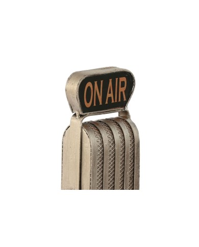 Statua Decorativa Home ESPRIT Marrone Argentato Vintage 10 x 10 x 24 cm