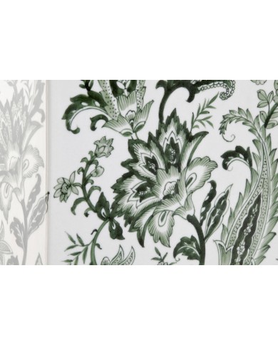 Vaso Home ESPRIT Bianco Verde Porcellana Foglia della pianta 21 x 10 x 48 cm Vaso Home ESPRIT Bianco Verde Porcellana Foglia della pianta 21 x 10 x 48 cm