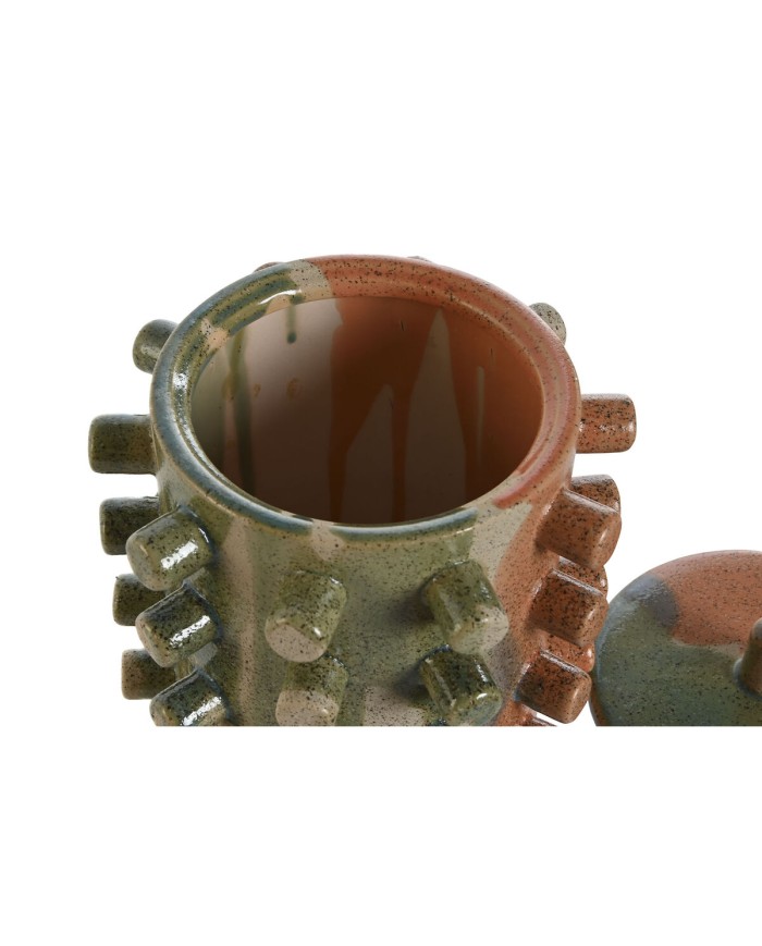 Vaso Home ESPRIT Gres Moderno 16 x 16 x 19 cm Vaso Home ESPRIT Gres Moderno 16 x 16 x 19 cm