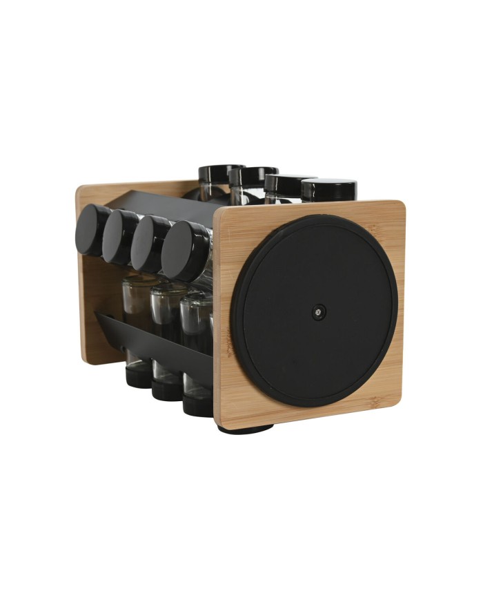 Portaspezie in Bambù Home ESPRIT 20 x 20 x 28 cm