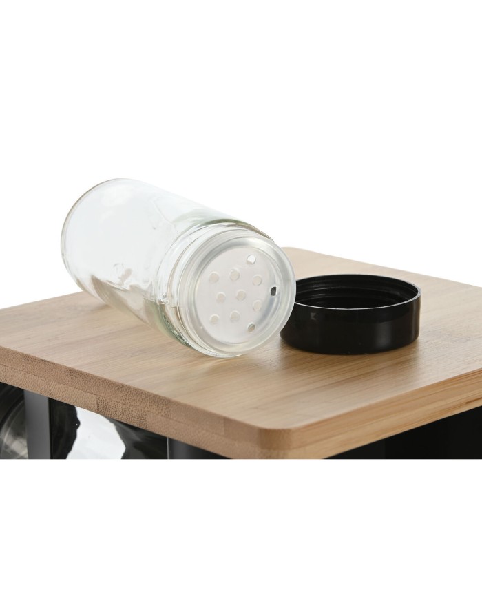 Portaspezie in Bambù Home ESPRIT 20 x 20 x 28 cm