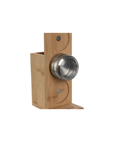Supporto per Utensili da Cucina Home ESPRIT Bambù Acciaio inossidabile 8 x 13 x 27 cm 6 Pezzi