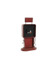 Orologio da Tavolo Home ESPRIT Rosso Metallo gasolinera 18 x 10 x 34 cm Orologio da Tavolo Home ESPRIT Rosso Metallo gasolinera 18 x 10 x 34 cm