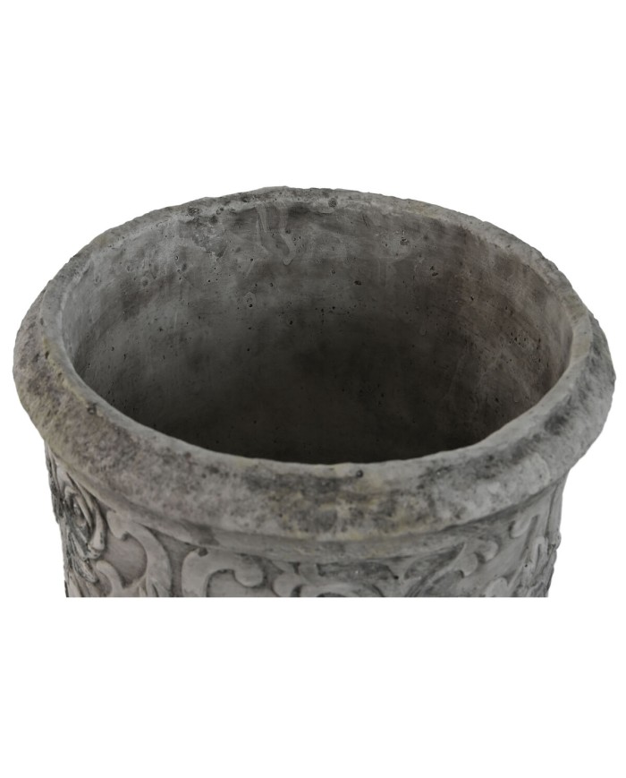 Vaso Home ESPRIT Bianco Grigio Cemento 22 x 22 x 29 cm Vaso Home ESPRIT Bianco Grigio Cemento 22 x 22 x 29 cm