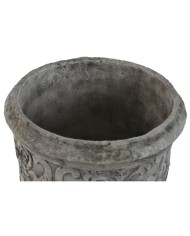 Vaso Home ESPRIT Bianco Grigio Cemento 22 x 22 x 29 cm Vaso Home ESPRIT Bianco Grigio Cemento 22 x 22 x 29 cm