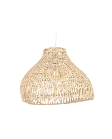 Lampadario Home ESPRIT Marrone Chiaro Metallo Corda 53 x 42 x 32 cm