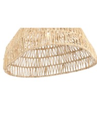 Lampadario Home ESPRIT Marrone Chiaro Metallo Corda 53 x 42 x 32 cm Lampadario Home ESPRIT Marrone Chiaro Metallo Corda 53 x 42 x 32 cm