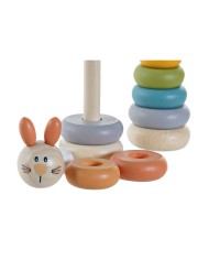 Gioco Educativo Home ESPRIT 5,5 x 5,5 x 14 cm animali (2 Unità)