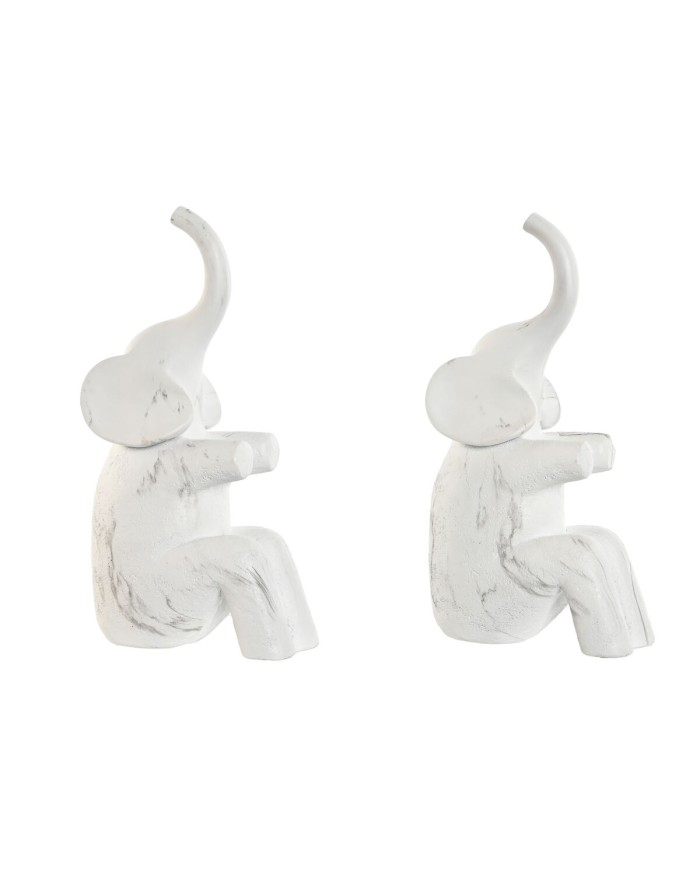 Fermalibri Home ESPRIT Resina Elefante 14,5 x 9 x 29,5 cm
