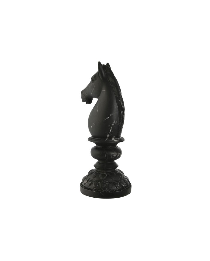 Statua Decorativa Home ESPRIT Nero Cavallo 13 x 13 x 33 cm