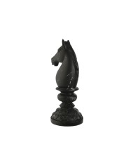 Statua Decorativa Home ESPRIT Nero Cavallo 13 x 13 x 33 cm
