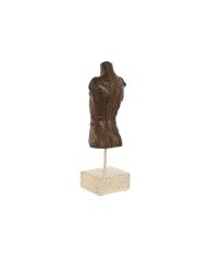 Statua Decorativa Home ESPRIT Bianco Marrone Chiaro Busto 9,5 x 8 x 31 cm (2 Unità) Statua Decorativa Home ESPRIT Bianco Marrone Chiaro Busto 9,5 x 8 x 31 cm (2 Unità)
