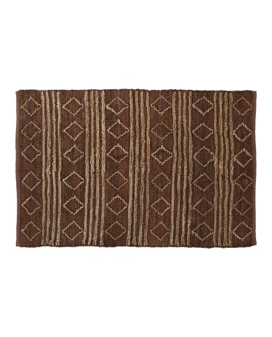 Tappeto Home ESPRIT Marrone Rombos 120 x 180 x 1 cm Tappeto Home ESPRIT Marrone Rombos 120 x 180 x 1 cm