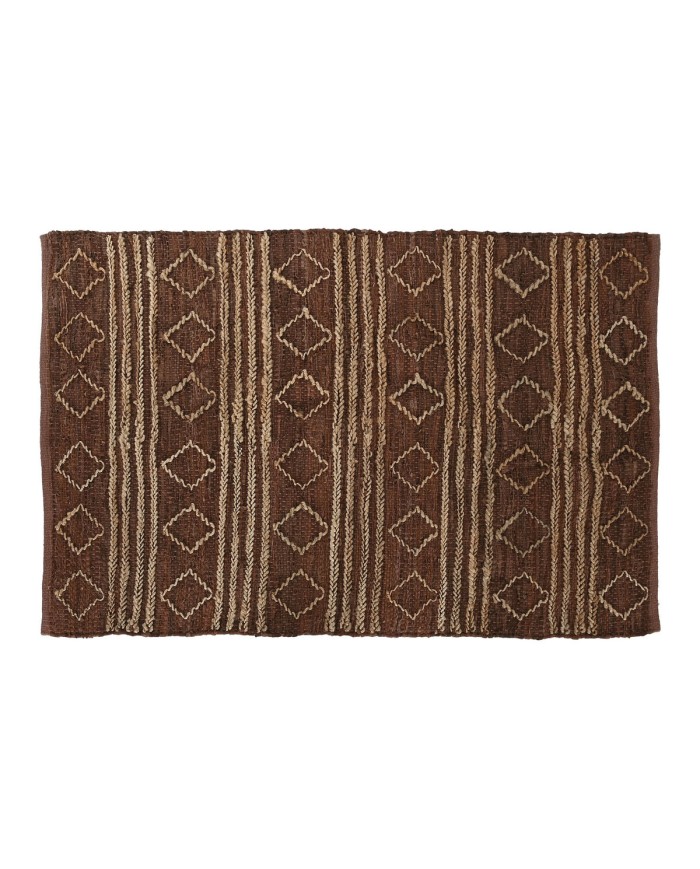 Tappeto Home ESPRIT Marrone Rombos 120 x 180 x 1 cm Tappeto Home ESPRIT Marrone Rombos 120 x 180 x 1 cm