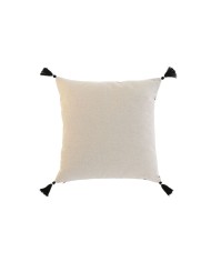 Cuscino Home ESPRIT Nero Boho Palma 45 x 5 x 45 cm Cuscino Home ESPRIT Nero Boho Palma 45 x 5 x 45 cm
