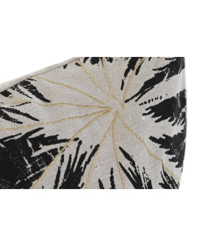 Cuscino Home ESPRIT Nero Boho Palma 45 x 5 x 45 cm