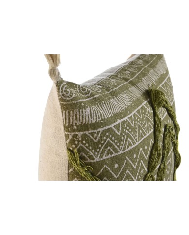 Cuscino Home ESPRIT Verde Boho 45 x 5 x 45 cm