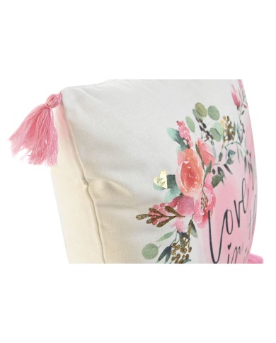 Cuscino Home ESPRIT Romantico 45 x 5 x 45 cm (2 Unità)