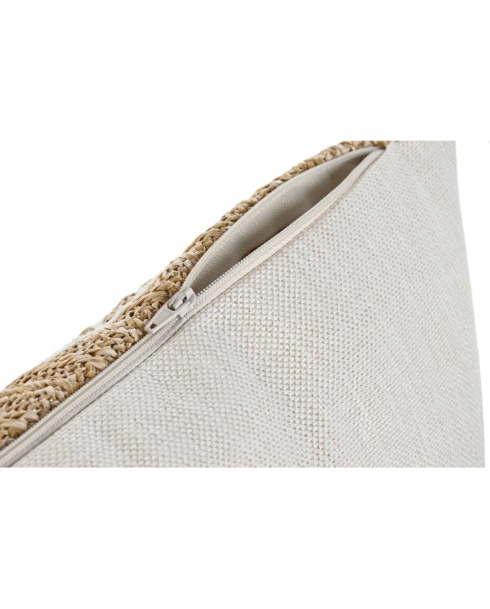 Cuscino Home ESPRIT Bianco Naturale 50 x 15 x 30 cm Cuscino Home ESPRIT Bianco Naturale 50 x 15 x 30 cm
