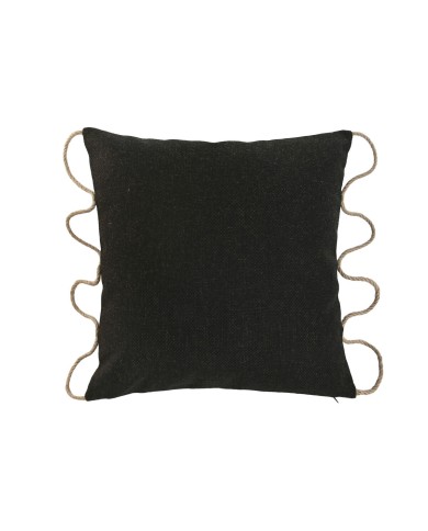 Cuscino Home ESPRIT Nero 45 x 15 x 45 cm