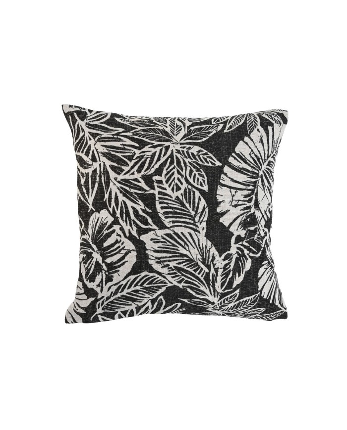 Cuscino Home ESPRIT Bianco Nero Stampato 45 x 15 x 45 cm Cuscino Home ESPRIT Bianco Nero Stampato 45 x 15 x 45 cm