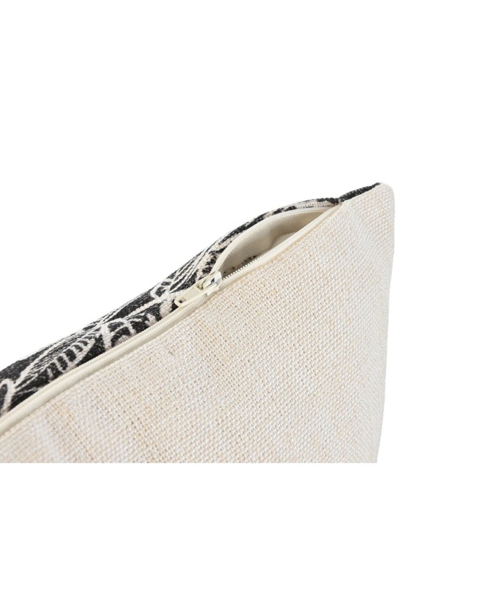 Cuscino Home ESPRIT Bianco Nero Stampato 45 x 15 x 45 cm Cuscino Home ESPRIT Bianco Nero Stampato 45 x 15 x 45 cm