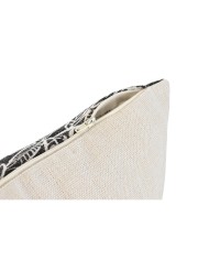 Cuscino Home ESPRIT Bianco Nero Stampato 45 x 15 x 45 cm Cuscino Home ESPRIT Bianco Nero Stampato 45 x 15 x 45 cm