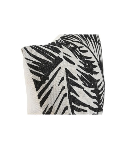 Cuscino Home ESPRIT Bianco Nero Stampato 45 x 15 x 45 cm