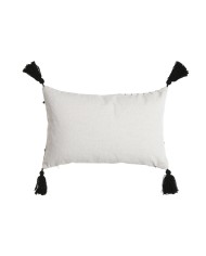 Cuscino Home ESPRIT Bianco Nero Rombos 50 x 15 x 30 cm