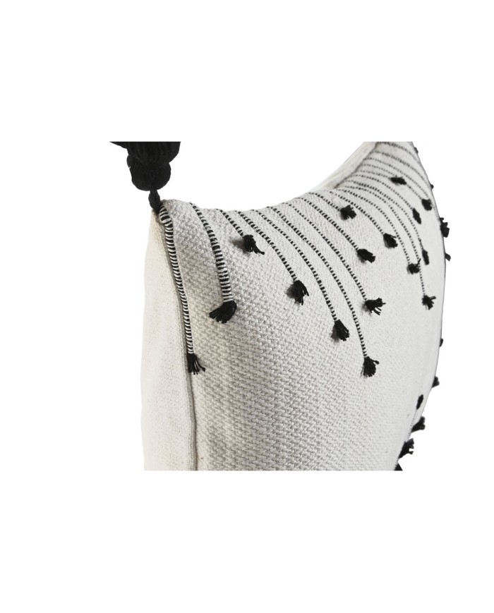 Cuscino Home ESPRIT Bianco Nero Rombos 50 x 15 x 30 cm