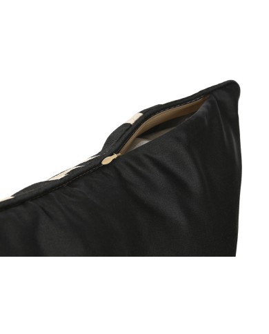 Cuscino Home ESPRIT Nero Dorato 45 x 15 x 45 cm