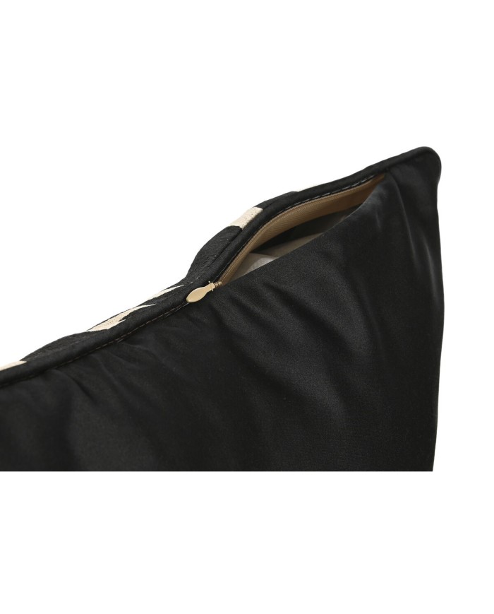 Cuscino Home ESPRIT Nero Dorato 45 x 15 x 45 cm Cuscino Home ESPRIT Nero Dorato 45 x 15 x 45 cm