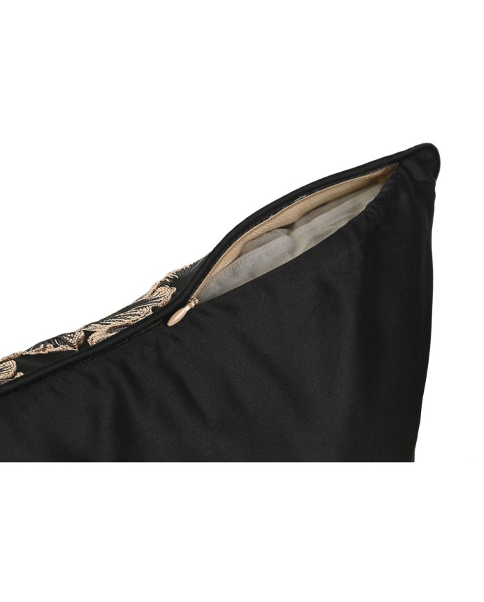 Cuscino Home ESPRIT Nero Dorato 45 x 15 x 45 cm Cuscino Home ESPRIT Nero Dorato 45 x 15 x 45 cm