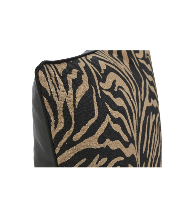 Cuscino Home ESPRIT Nero Dorato 45 x 15 x 45 cm