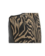 Cuscino Home ESPRIT Nero Dorato 45 x 15 x 45 cm